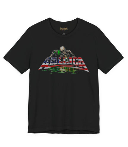 DieselOnly American Flag Skeleton