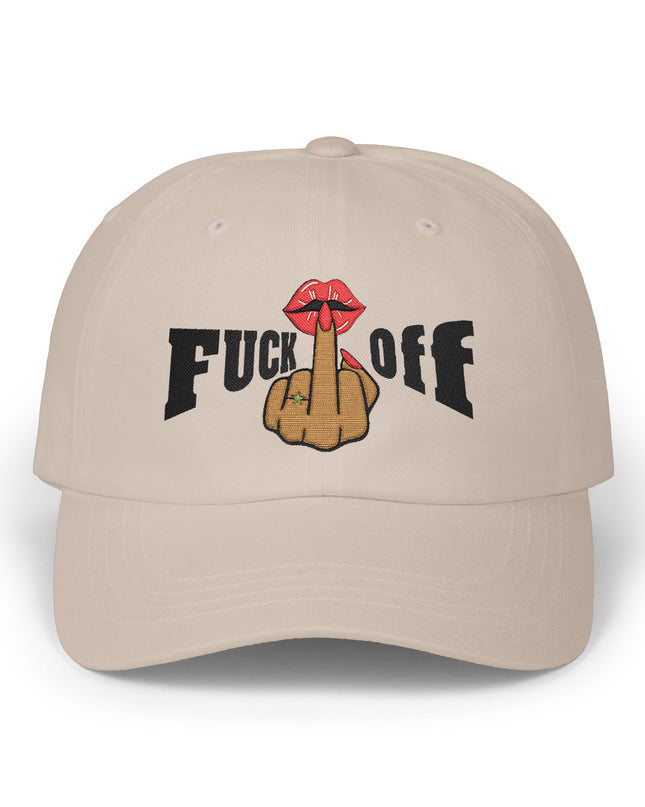 "F**k Off" Lips & Middle Finger