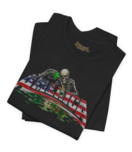 DieselOnly American Flag Skeleton