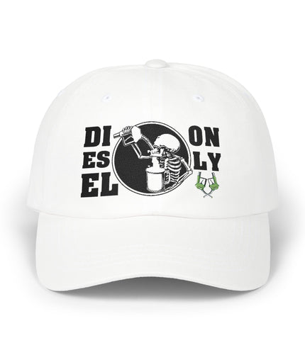 Diesel Only Black Embroidered Dad Cap