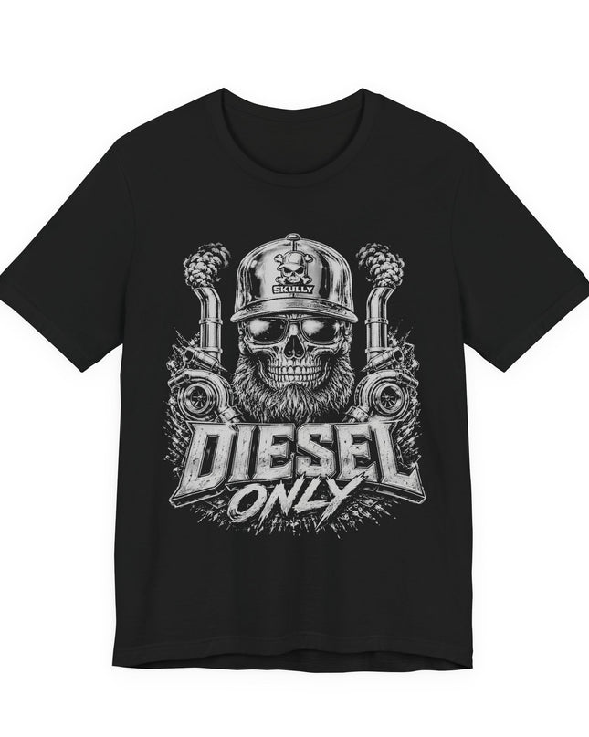 "Diesel Only" — Diesel Mechanic White