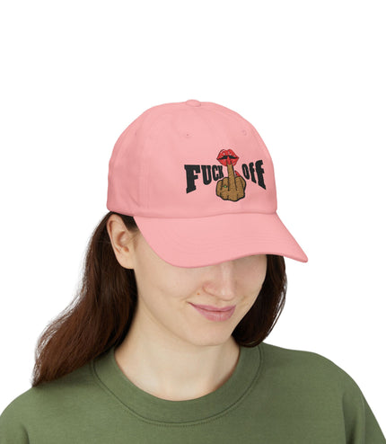 "F**k Off" Lips & Middle Finger