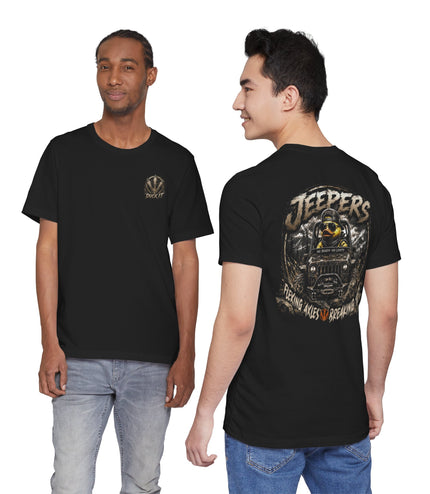 Duck Off Jeeperd T-Shirt — Flexing Axles, Breaking Trails Adventure Tee