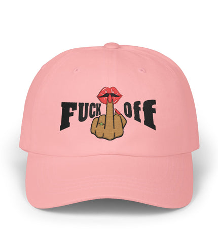 "F**k Off" Lips & Middle Finger