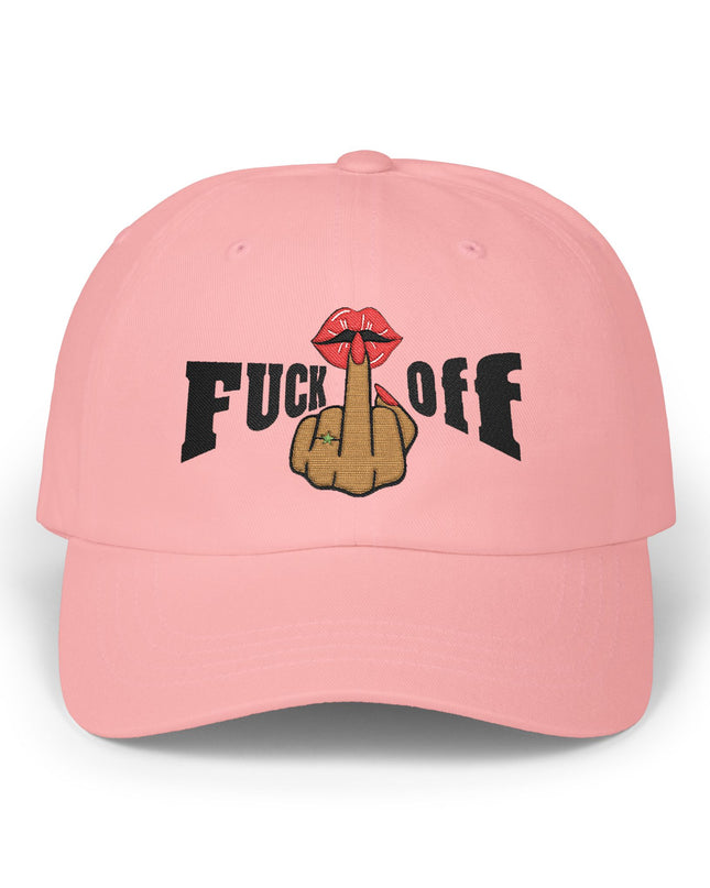 "F**k Off" Lips & Middle Finger
