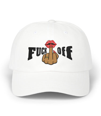 "F**k Off" Lips & Middle Finger