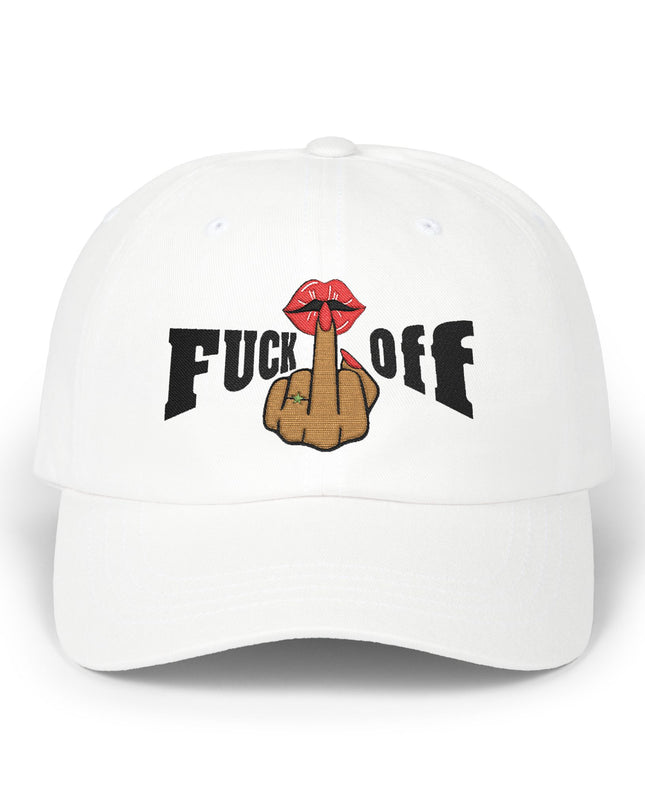 "F**k Off" Lips & Middle Finger