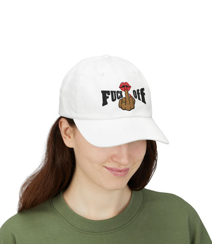 "F**k Off" Lips & Middle Finger