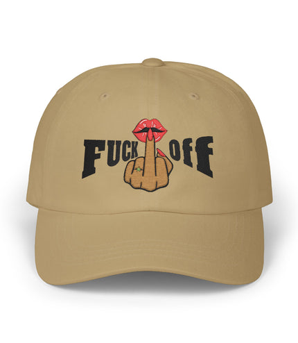 "F**k Off" Lips & Middle Finger