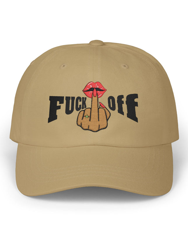 "F**k Off" Lips & Middle Finger