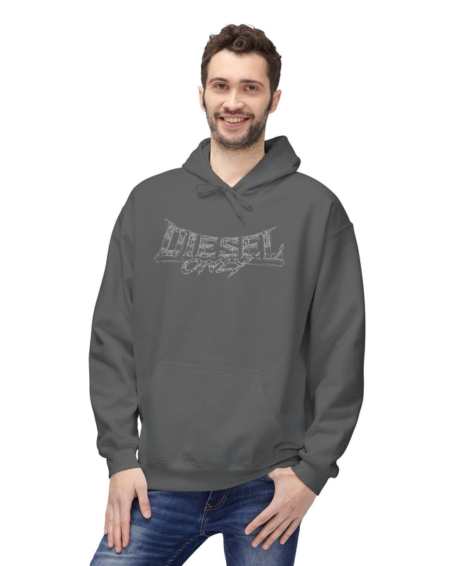 Diesel Only Skully Charcoal Hoodie