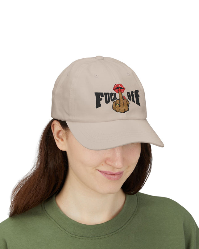 "F**k Off" Lips & Middle Finger