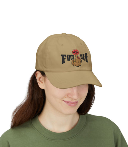 "F**k Off" Lips & Middle Finger