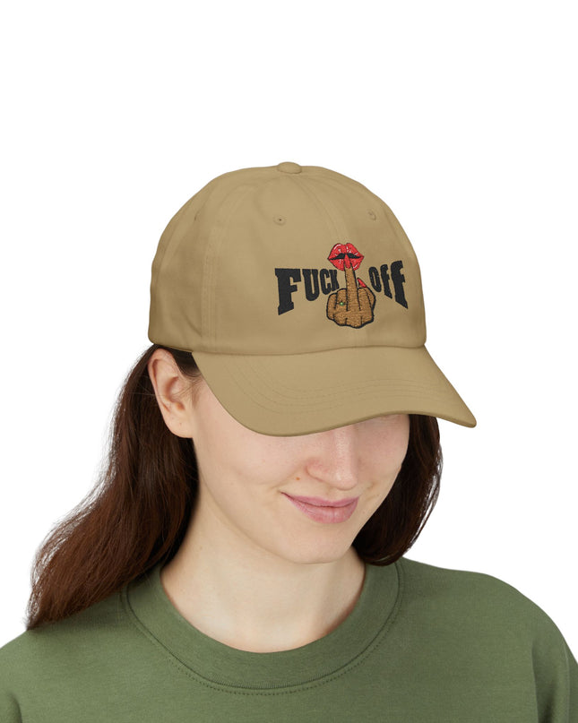 "F**k Off" Lips & Middle Finger