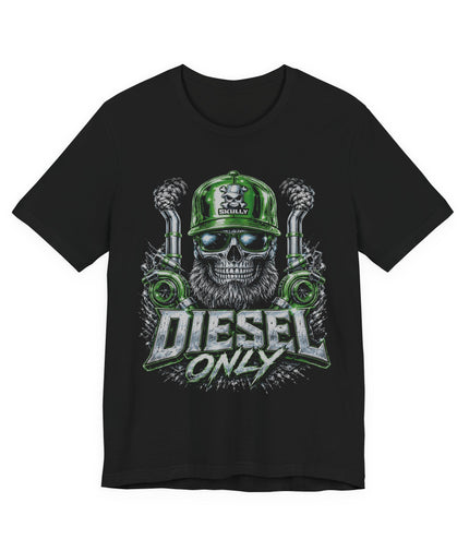 "Diesel Only" — Diesel Mechanic Green