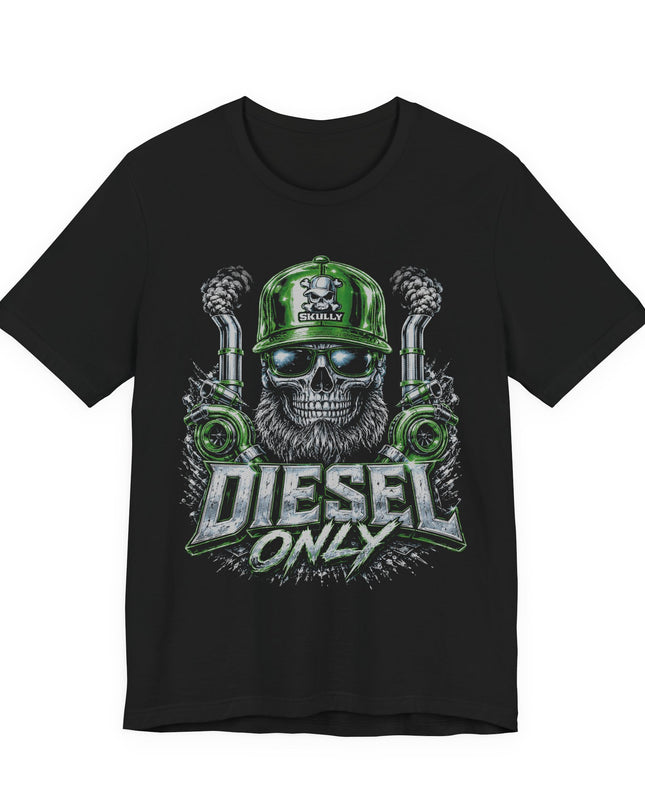 "Diesel Only" — Diesel Mechanic Green
