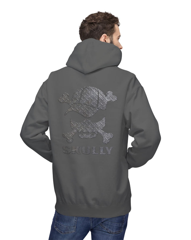 Diesel Only Skully Charcoal Hoodie