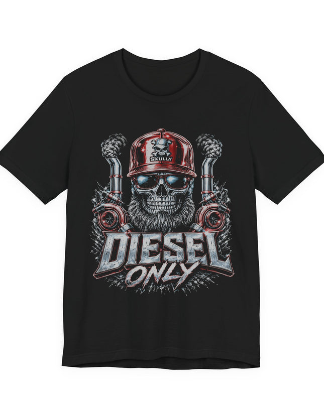 "Diesel Only" — Diesel Mechanic Red