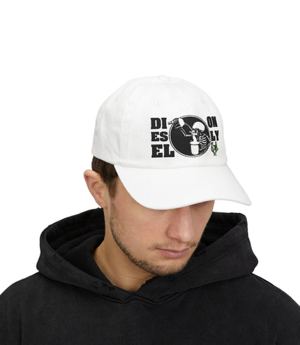 Diesel Only Black Embroidered Dad Cap