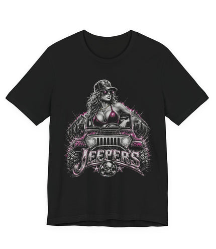 Jeepers Lady in Jeep Off‑Road