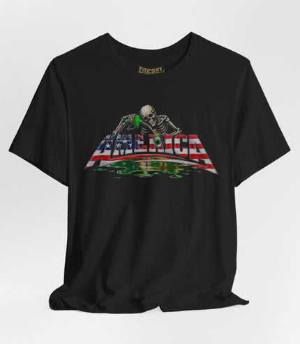 DieselOnly American Flag Skeleton
